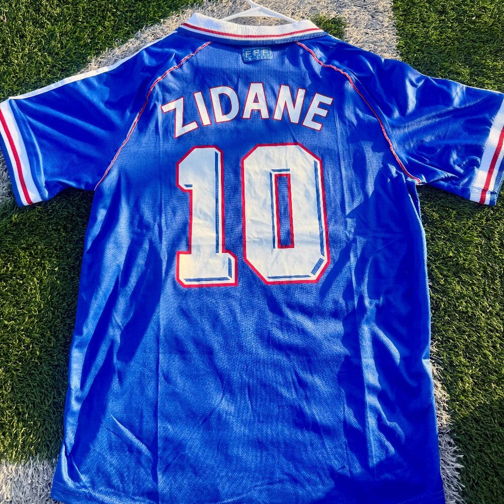 Blue Zidane #10 Men’s Soccer Jersey